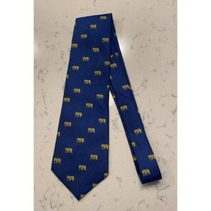 Gorgeous Thailand 100% Silk Quality Tie Classic Great Condition Elephants